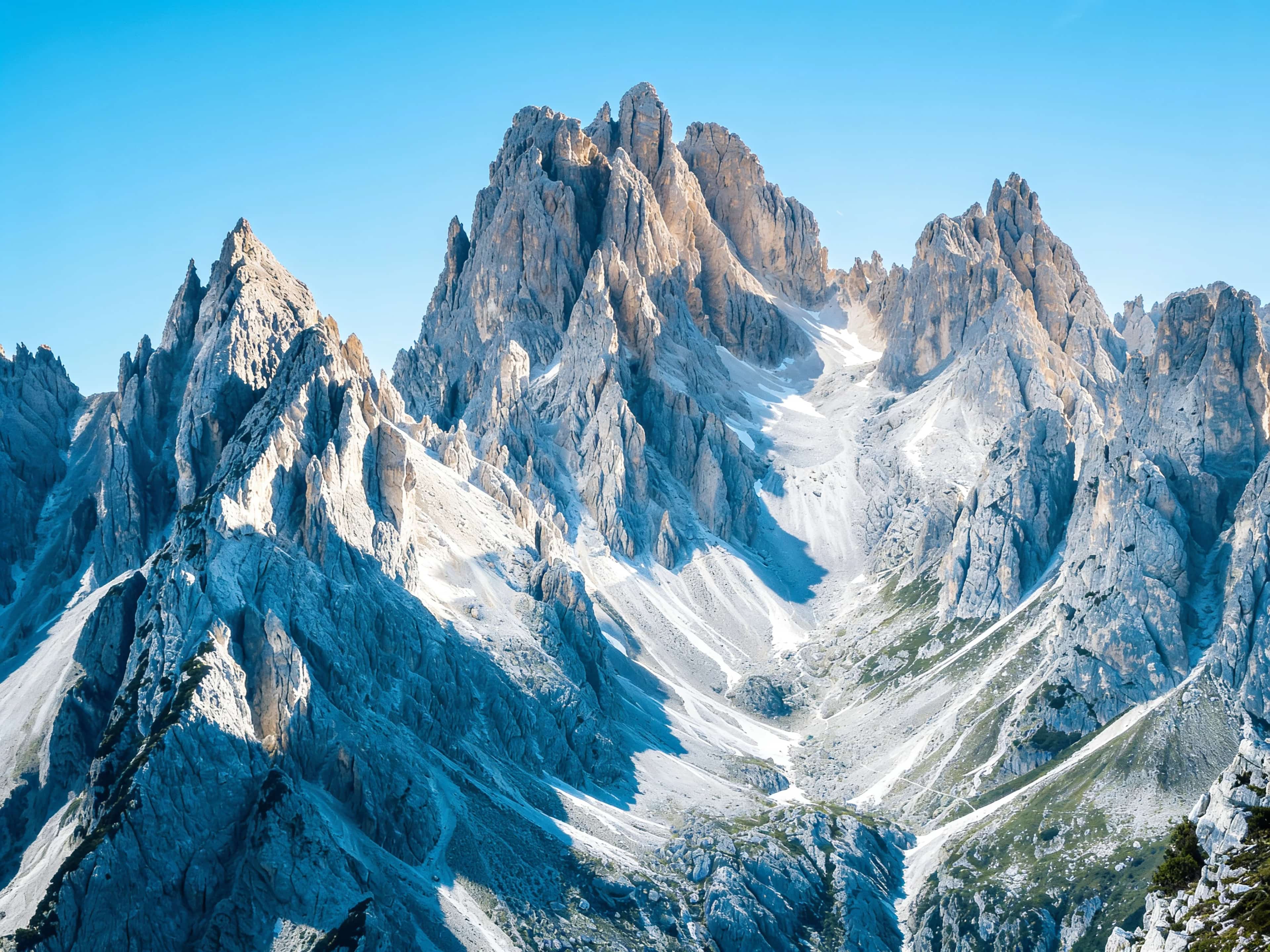 The Cadini di Misurina peaks in the Dolomites